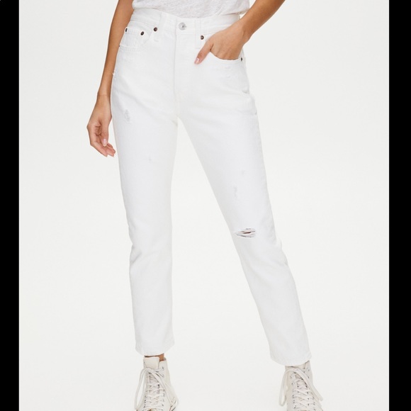 Levi's Denim - SALE! ⭐️ Levi’s 501 High rise white denim jean